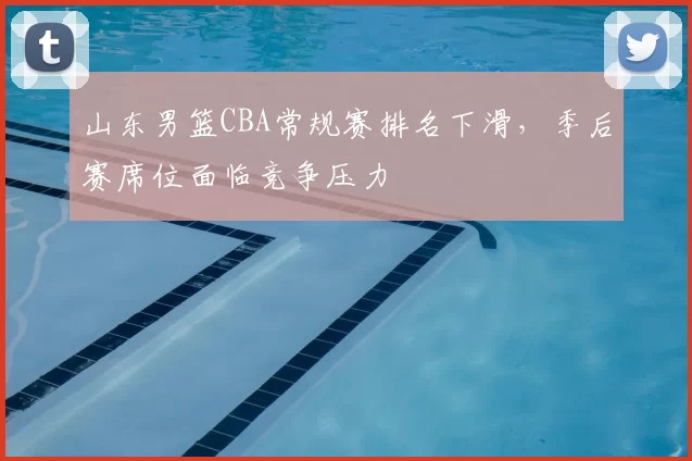 山东男篮CBA常规赛排名下滑，季后赛席位面临竞争压力